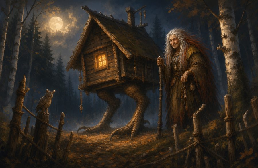 Vasilisa and the House That Walked on Roots